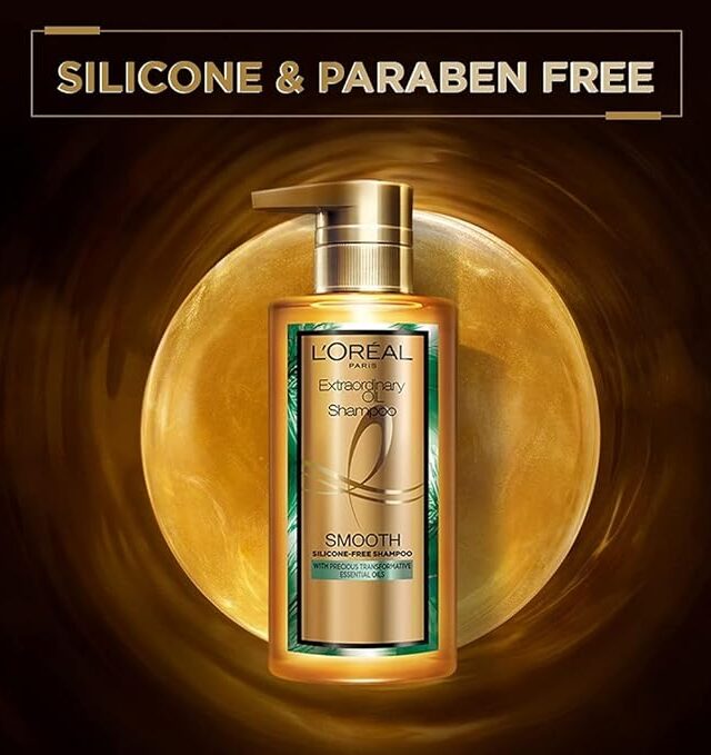 L'Oreal Paris Extraordinary Oil Smooth Shampoo 440ml with Conditioner 440ml Free - Image 5