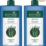 BIOTIQUE Bio kelp Shampoo for falling hair combo pack of 2 each 650ml (1.3 L)