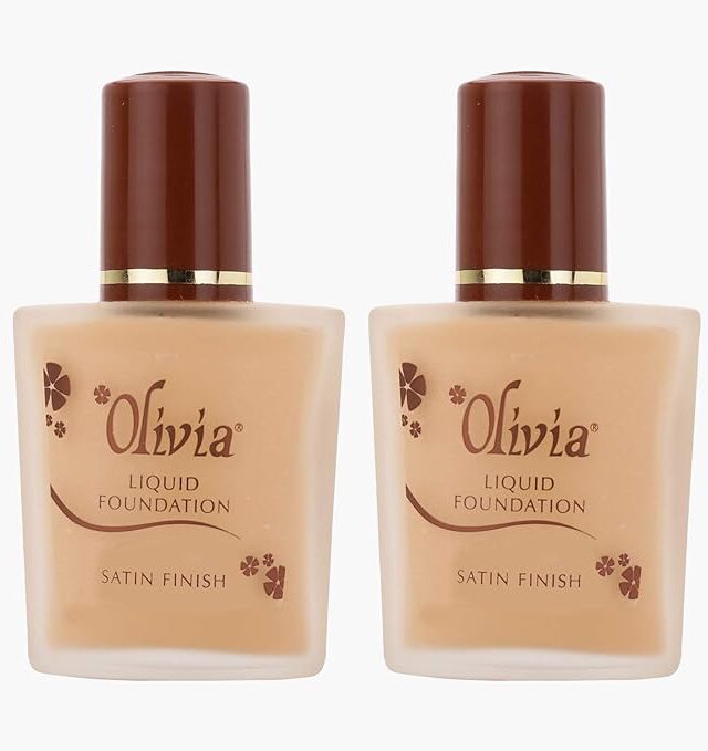 Olivia Long Lasting Radiance Makeup Liquid Foundation Natural Glow 28ml Shade No. 2 - Pack of 2