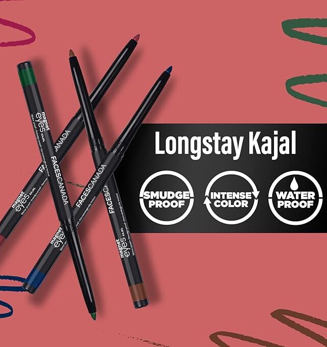 FACES CANADA Magneteyes Color Kajal - Brown Comfort 03, 0.30g | Highly Pigmented Kohl | 12 Hr Long Stay | Matte Finish | Single Stroke Glide | Water Proof | Smudge Proof | Almond Oil Enriched - Image 5
