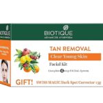 Biotique Tan Removal Clear Young Skin Facial Kit (Free with Swiss Magic Dark Spot Corrector)