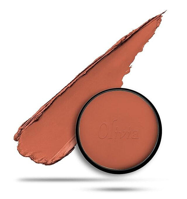 Olivia Waterproof Tender Orange Makeup Natural, Matte, Velvety Concealer Pan Cake (Shade No.30, Cream, 25 g)- Pack of 3 Matte Finish - Image 2