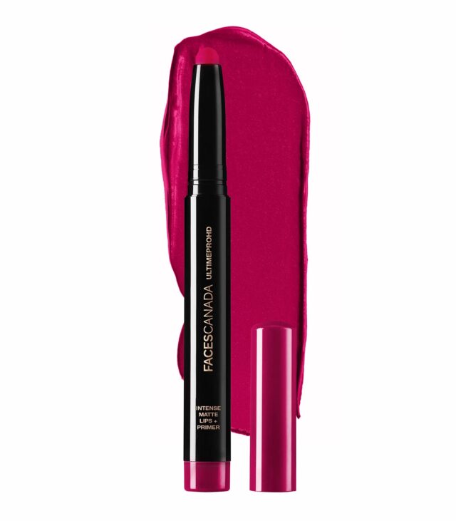 FACESCANADA Ultime Pro HD Intense Matte Lips + Primer - Roseate 28, 1.4g | 9HR Long Stay | Primer Infused For Flawless HD Matte Finish | Intense Color Lightweight Silky Smooth Cream Application