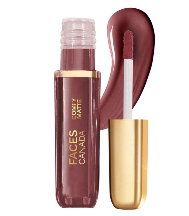 FACES CANADA Comfy Matte Liquid Lipstick - Note To Self 07 (Brown), 3 ml | Comfortable 10HR Longstay | Intense Matte Color | Almond Oil & Vitamin E Infused | Super Smooth | No Dryness | No Alcohol