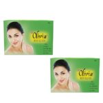 Olivia Herb Bleach For Sensitive Skin 60g With Haldi|Chandan|Aloe Vera|Nimbu - Pack of 2