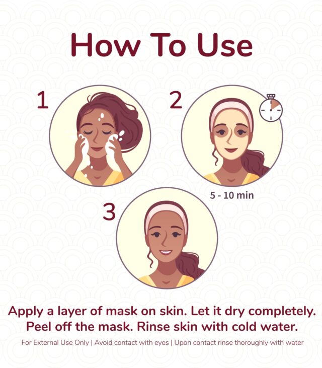 Ningen Gold Peel Off Face Mask I Essence of Pure Gold, Orange and Oats Extracts I Dermatologically Tested, Paraben Free I Helps Remove Impurities, Dirt, Makes Skin Look young and Rejuvenated I 100g - Image 5