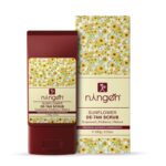 Ningen Sunflower De-tan Scrub I Infused with Grapeseed, Mulberry & Walnut I Dermatologically Tested, Paraben Free I Moisturizes, Exfoliates and Removes Tan I 100g, White