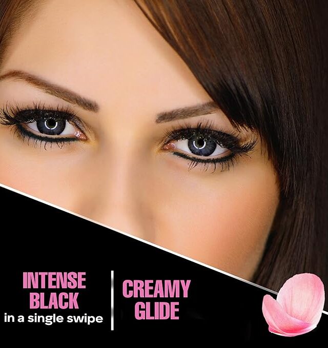FACESCANADA Fresh Eyes Kajal 0.35g | With Rose Extracts | 24HR Waterproof | Suits Sensitive Eyes | Intense Black Matte Finish | Soothes & Cools | Refreshes Tired Eyes | Gentle | Smudgeproof | Vegan - Image 2