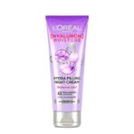 L'Oreal Paris Filling Night Cream, Hyaluron Moisture 72H Hydra, 180ml
