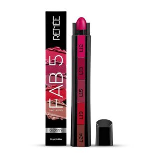 Buy RENEE FAB 5 Glossy 5 in 1 Lipstick 7.5 Gm