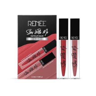 Buy RENEE Stay With Me Matte Lip Color Duo Desire for Brown & Hunger for Berry 5ml Each