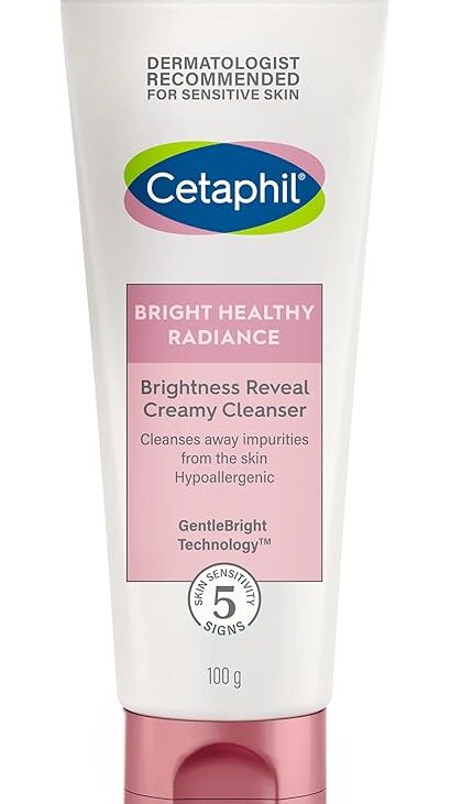 Cetaphil Bright Healthy Reveal Creamy Cleanser, Pack of 100gm and Radiance Refresh Toner, White, 150 ml Combo - Image 2