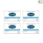 Cetaphil Cleansing and Moisturising Syndet Bar, Shea Butter, 300 g, Pack of 4