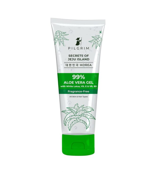 PILGRIM Korean 99% Pure Aloe Vera Gel 200ml + Get Free Tea Tree Purifying Toner