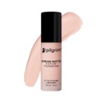 Pilgrim Medium Golden Beige Serum Liquid Foundation 30ml + Get Free Tea Tree Purifying Tone