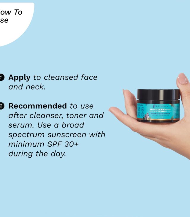 PILGRIM Korean Retinol Anti Aging Night Cream with Hyaluronic Acid & Vitamin C  + Free Tea Tree Purifying Toner - Image 3
