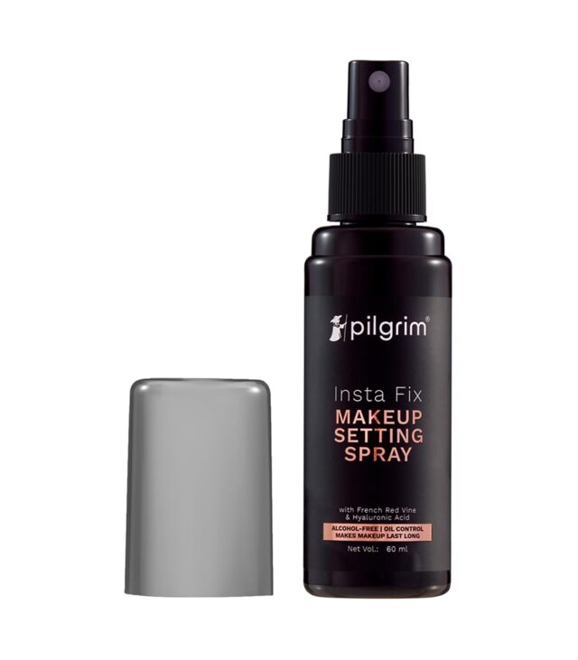 Pilgrim Insta Fix Makeup Setting Spray 60ml + Get Free Tea Tree Purifying Toner