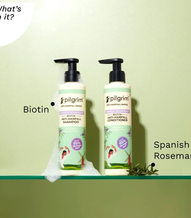 Pilgrim Spanish Rosemary & Biotin Anti Hairfall Shampoo 200ml + Get Free Tea Tree Purifying Toner - Image 3