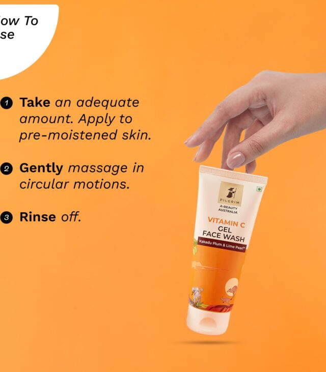 Pilgrim Australian Vitamin C Gel Face Wash + Get Free Tea Tree Purifying Toner - Image 4