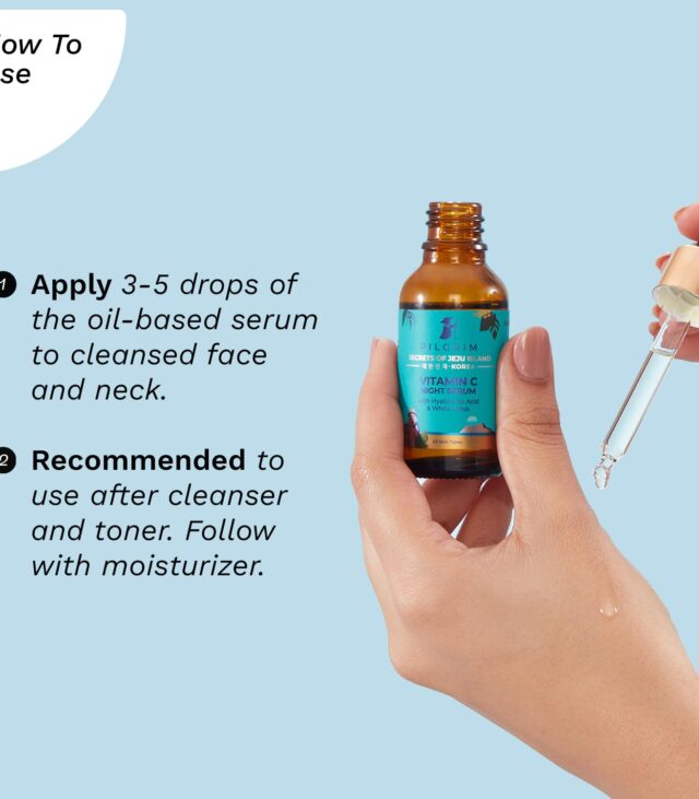 PILGRIM Korean 5% Vitamin C Face Serum + Get Free Tea Tree Purifying Toner - Image 4