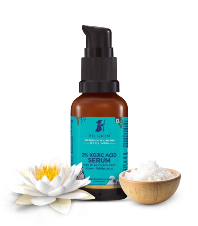 Pilgrim 2% Kojic Acid Serum for face (30 ml) + Get Free Tea Tree Purifying Toner - Image 2