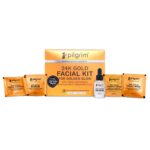 Pilgrim 24K GOLD FACIAL KIT + Get Free Tea Tree Purifying Toner