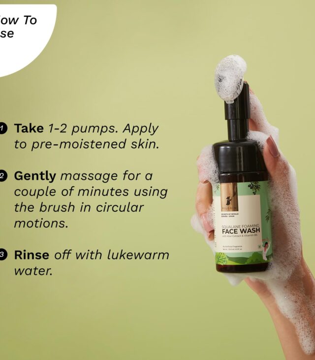 PILGRIM Spanish Squalane Foaming Face Wash + Get Free Tea Tree Purifying Toner - Image 5