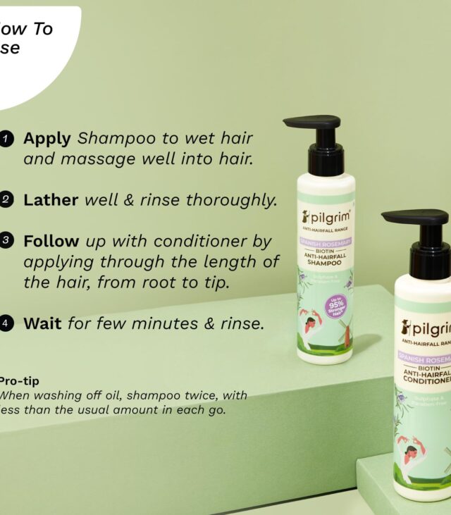Pilgrim Spanish Rosemary & Biotin Anti Hairfall Shampoo 200ml + Get Free Tea Tree Purifying Toner - Image 4