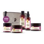 PILGRIM French Red Vine Premium Face Care Kit with Face Wash & Jute Kit Bag + Get Free Tea Tree Purifying Toner