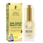 Pilgrim 24K Gold Beauty Oil for Glowing Skin + + Get Free Tea Tree Purifying Toner