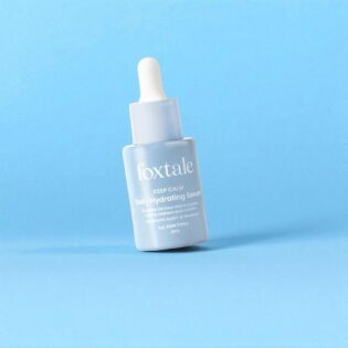 "Foxtale Hyaluronic Acid Serum pack of 2, each in a 30ml sleek white and orange bottle, designed to deeply hydrate and plump the skin for a radiant, smooth finish.
