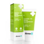 The Derma Co Ceramide + Ha Intense Moisturizer Cream With Hyaluronic Acid For Dry Skin Repairs Dry & Dull Skin | Locks In Moisture 50g