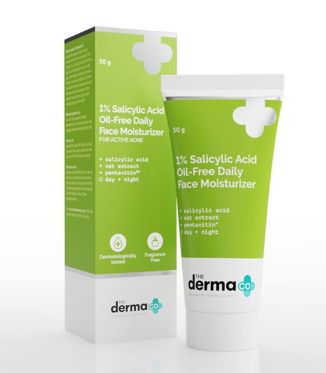 The Derma Co 1% Salicylic Acid Oil-Free Face Moisturizer 50g
