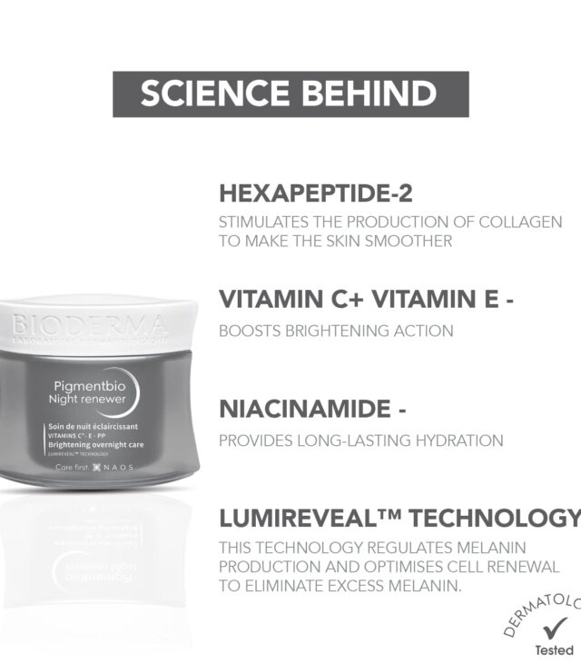 Bioderma Pigmentbio Brightening Cream - Night Renewer 50ml - Image 2