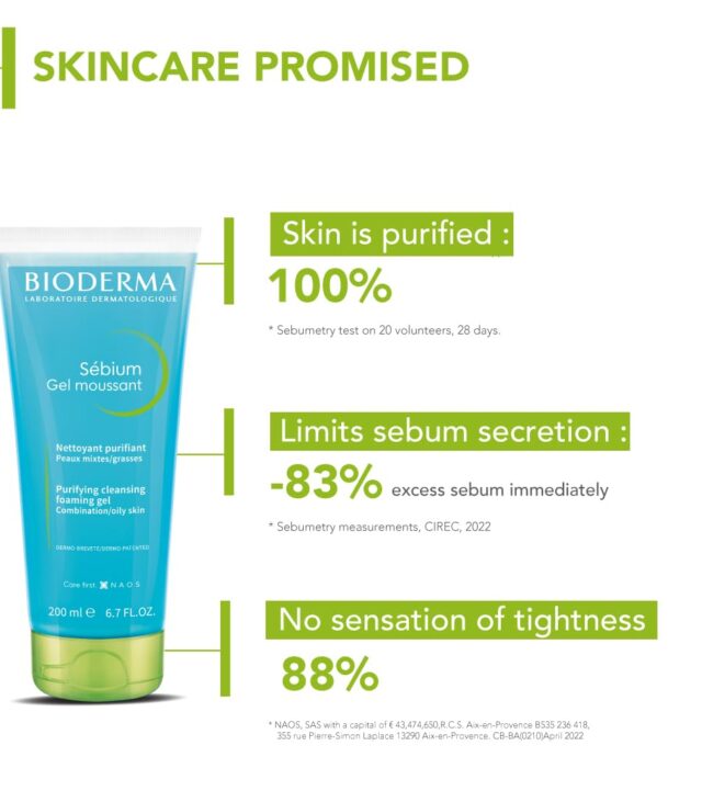 Bioderma Sebium Gel Moussant 100ml - Image 4