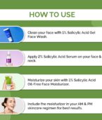 The Derma Co 1% Salicylic Acid Oil-Free Face Moisturizer 50g - Image 6